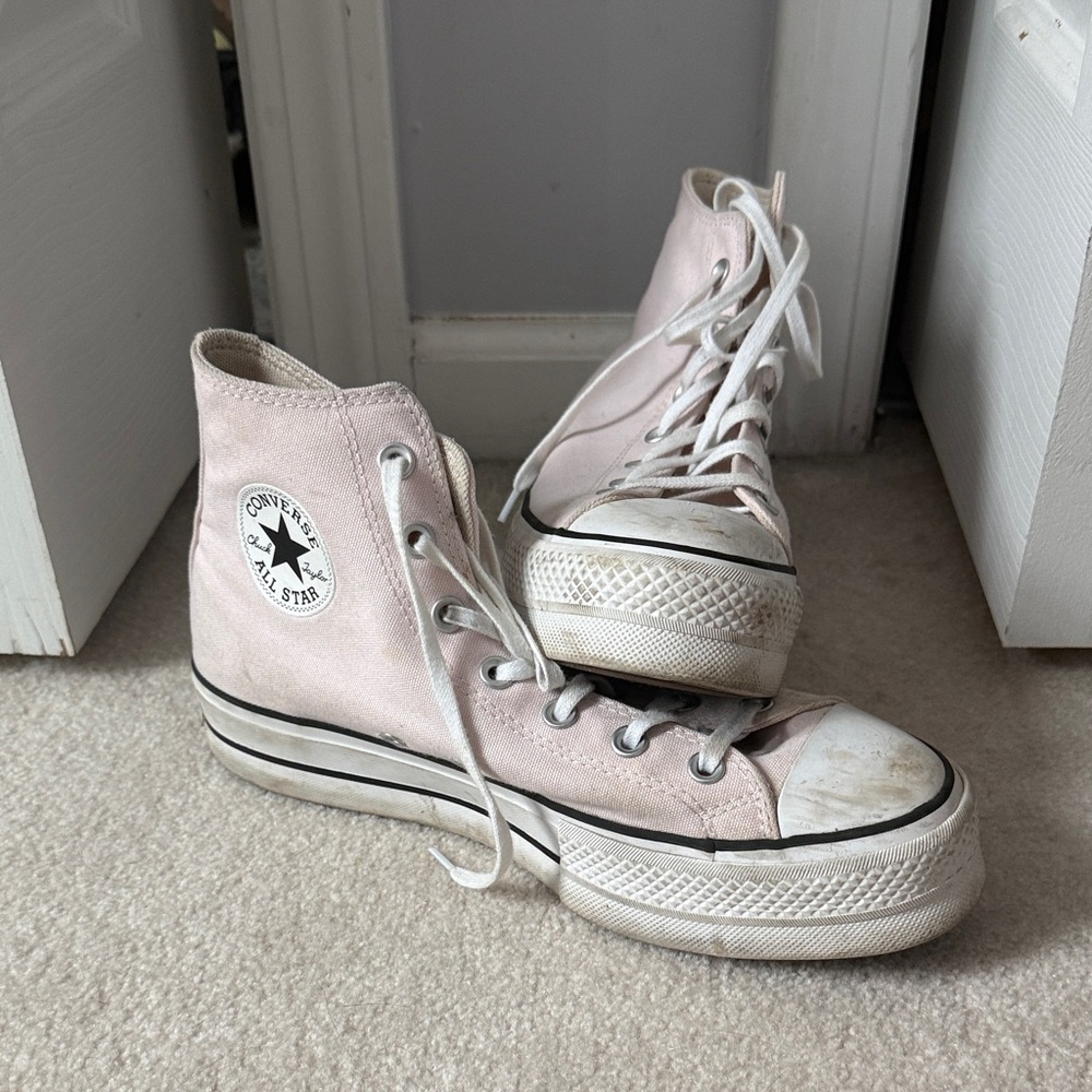 Light Pink High-Top converse